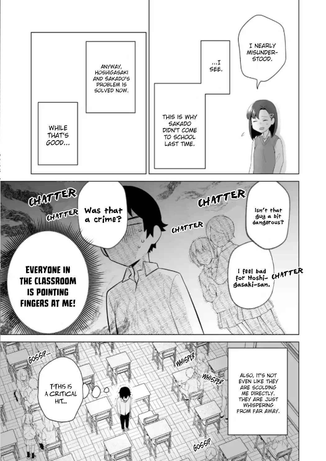 Please Leave Me Alone (For Some Reason, She Wants to Change a Lone Wolf's Helpless High School Life.) chapter 8 page 11