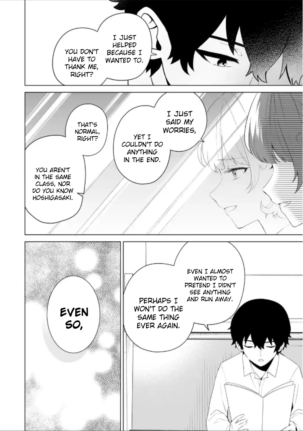 Please Leave Me Alone (For Some Reason, She Wants to Change a Lone Wolf's Helpless High School Life.) chapter 8 page 22