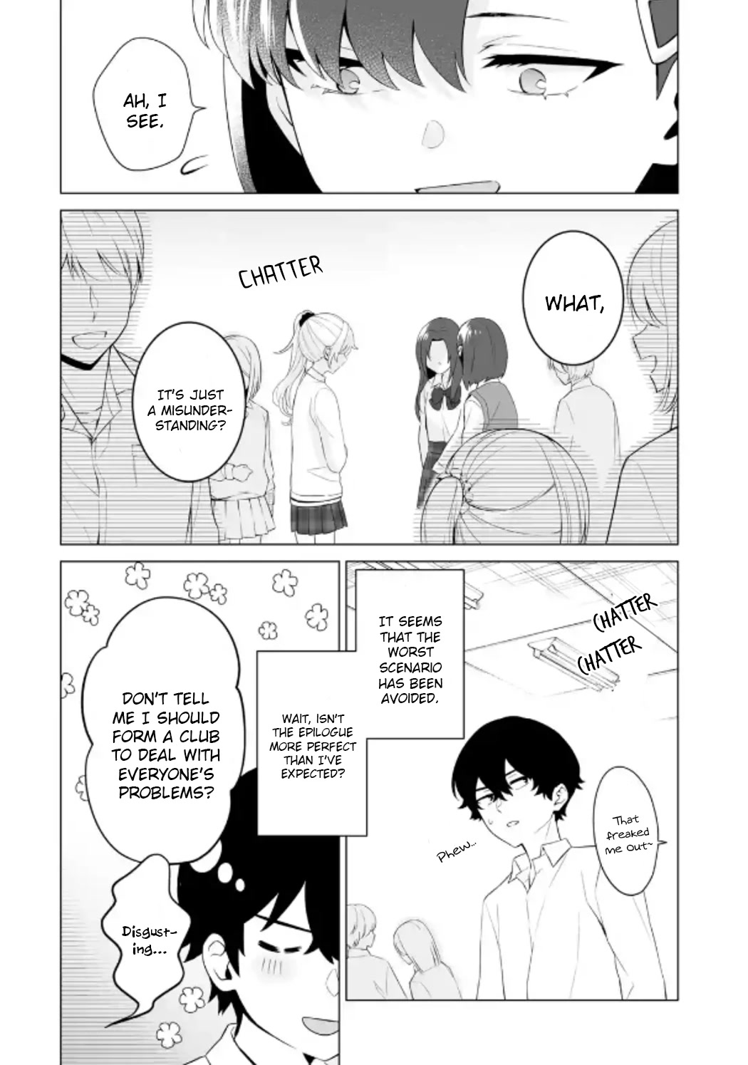 Please Leave Me Alone (For Some Reason, She Wants to Change a Lone Wolf's Helpless High School Life.) chapter 8 page 8