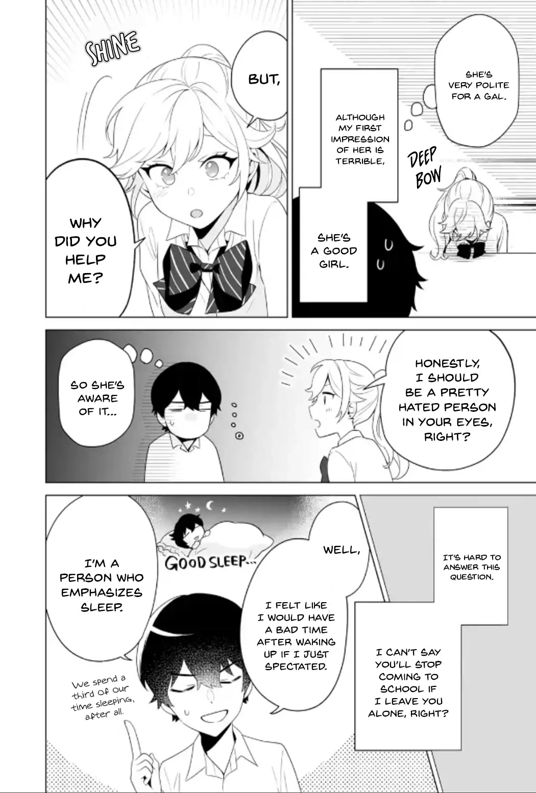 Please Leave Me Alone (For Some Reason, She Wants to Change a Lone Wolf's Helpless High School Life.) chapter 9 page 16