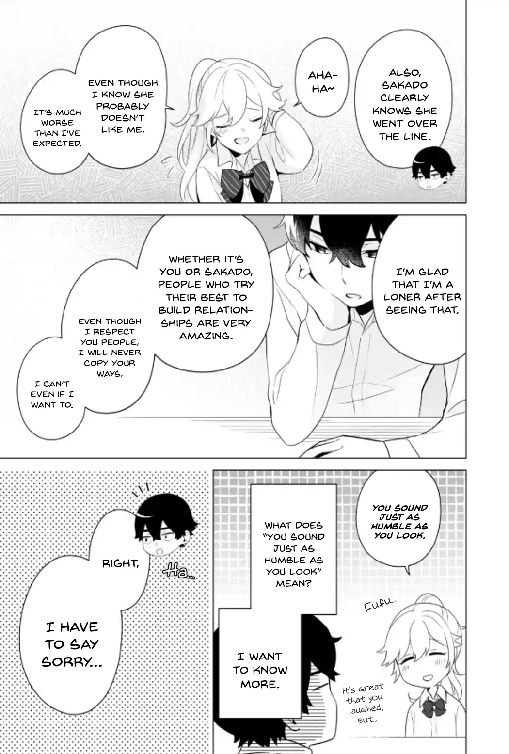 Please Leave Me Alone (For Some Reason, She Wants to Change a Lone Wolf's Helpless High School Life.) chapter 9 page 17