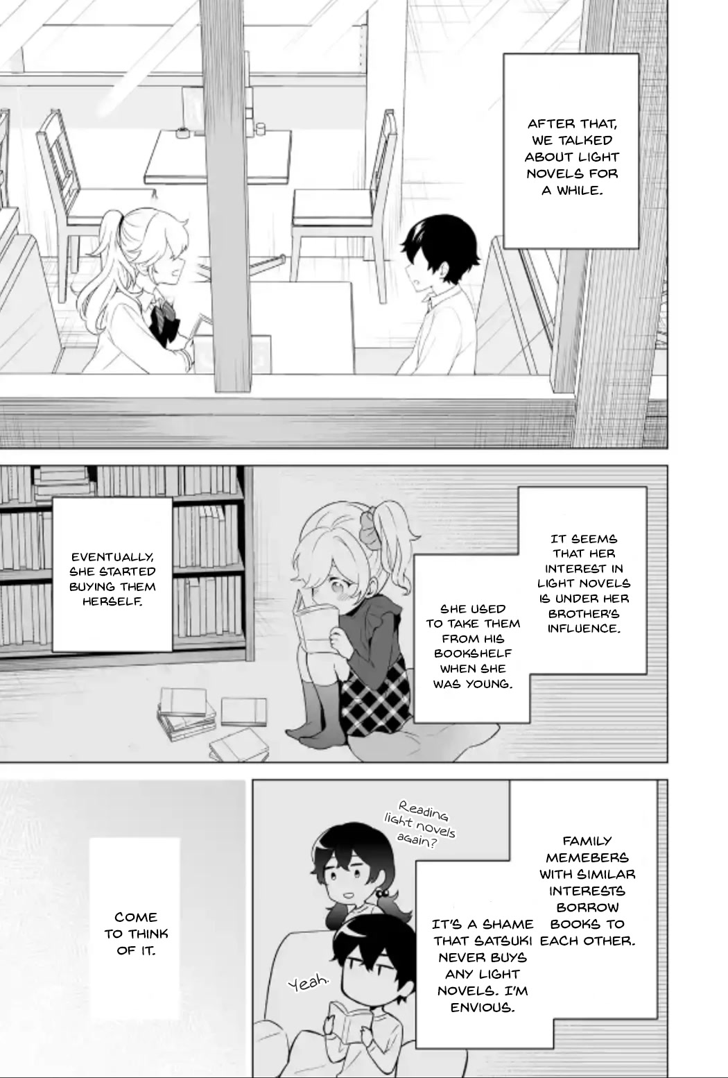 Please Leave Me Alone (For Some Reason, She Wants to Change a Lone Wolf's Helpless High School Life.) chapter 9 page 21