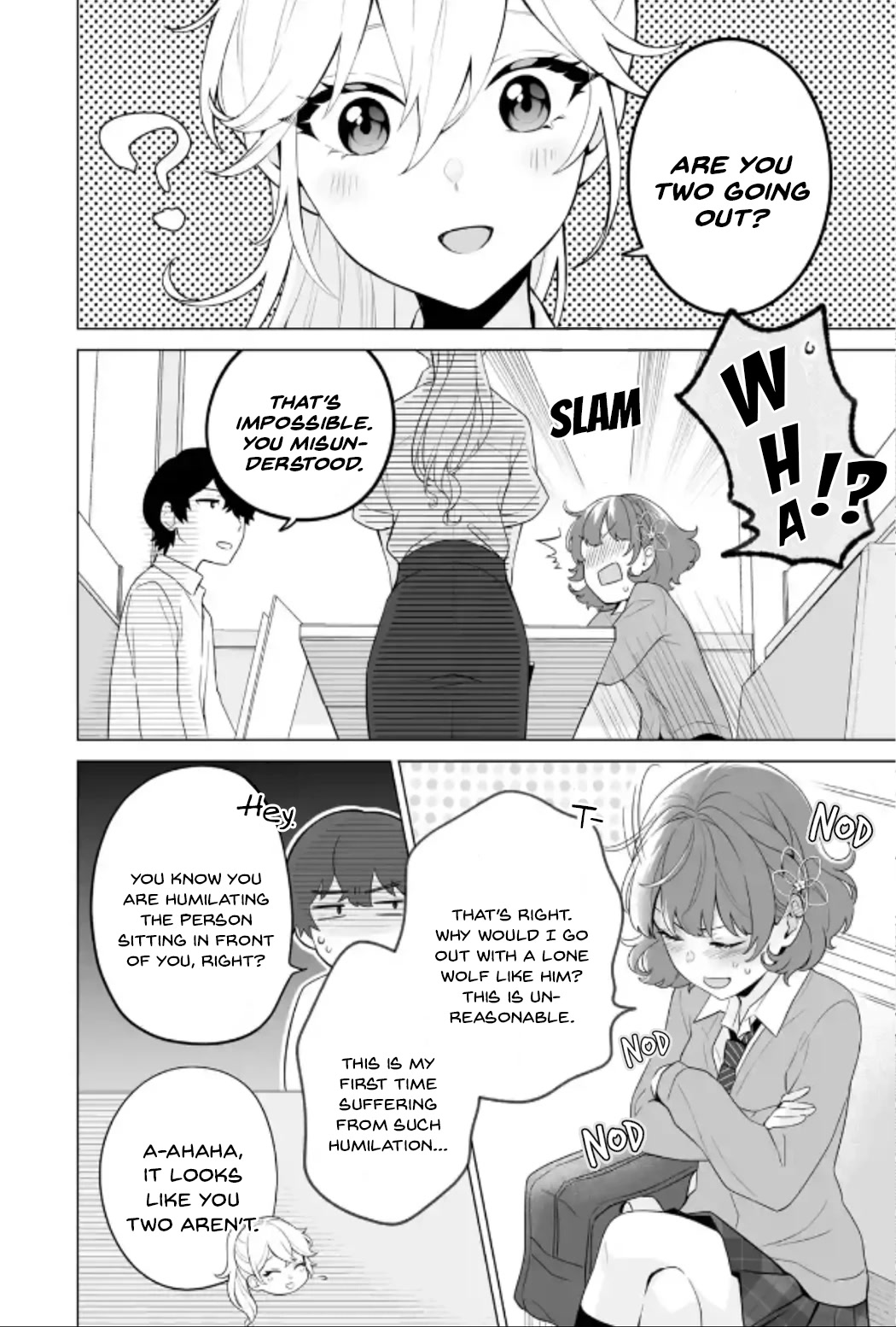 Please Leave Me Alone (For Some Reason, She Wants to Change a Lone Wolf's Helpless High School Life.) chapter 9 page 4