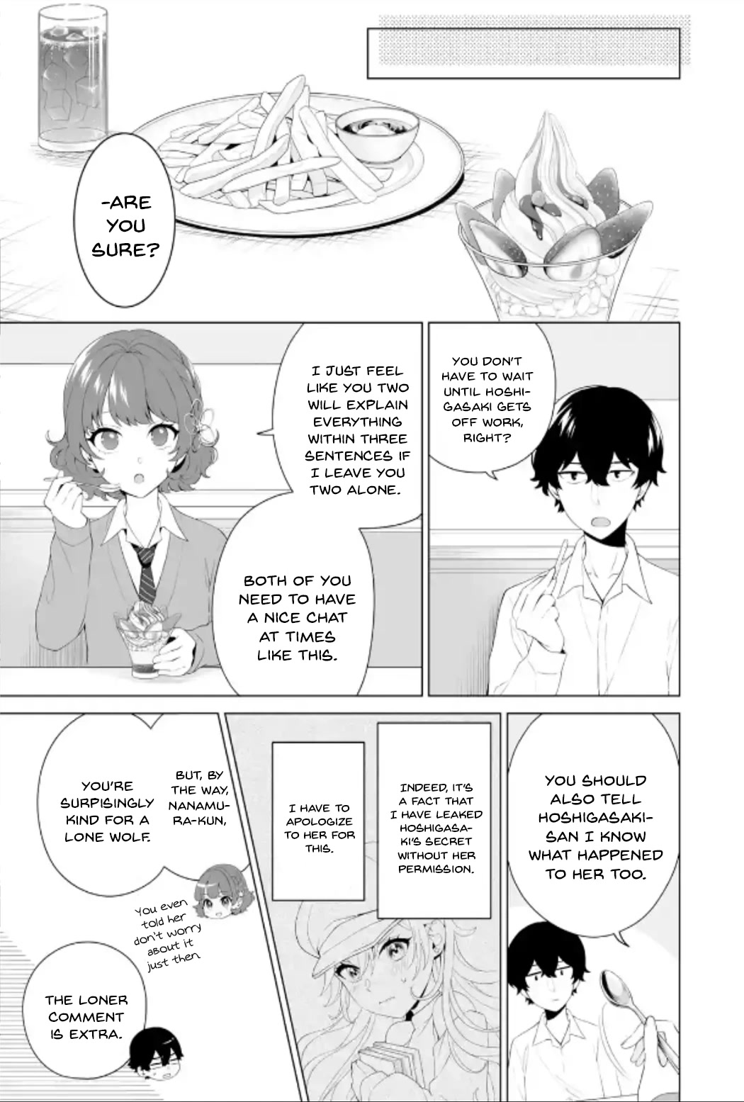 Please Leave Me Alone (For Some Reason, She Wants to Change a Lone Wolf's Helpless High School Life.) chapter 9 page 7