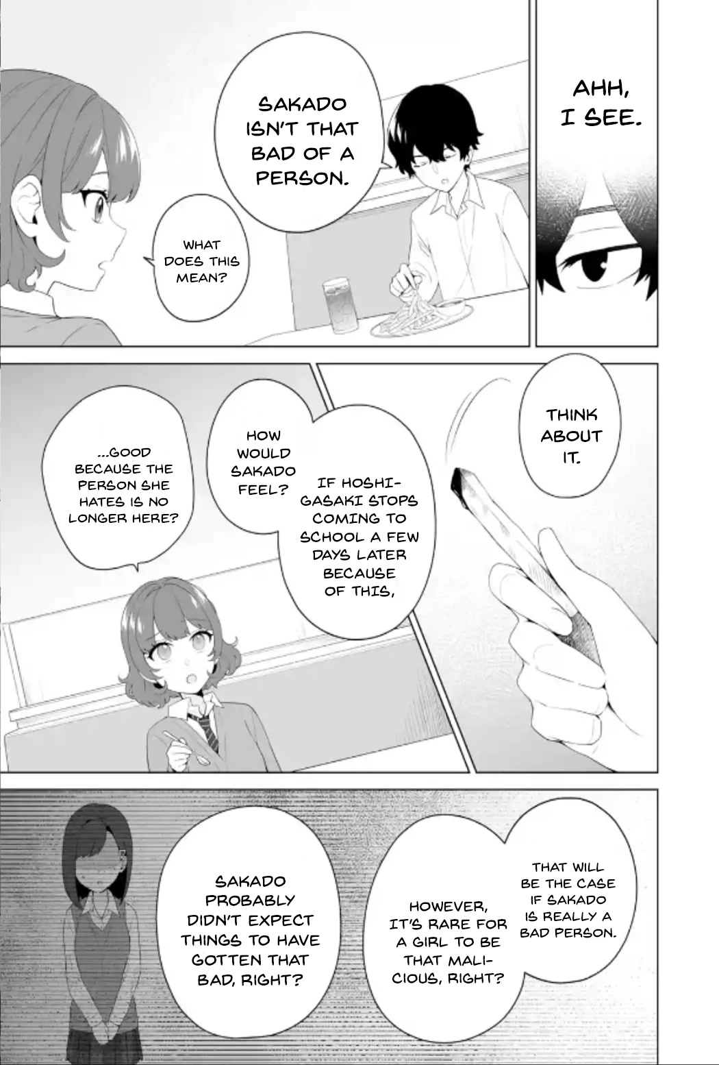 Please Leave Me Alone (For Some Reason, She Wants to Change a Lone Wolf's Helpless High School Life.) chapter 9 page 9