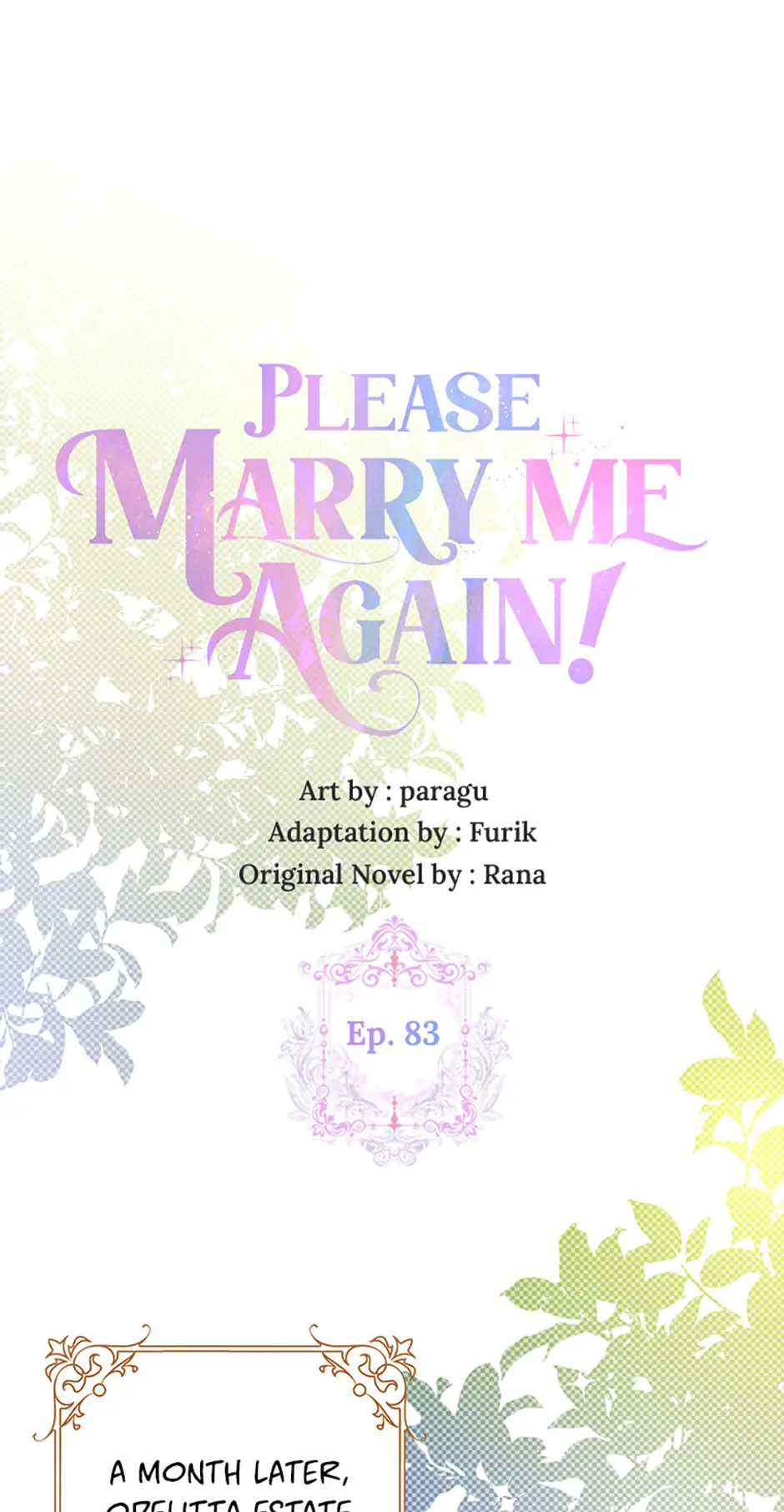 Please Marry Me Again, Husband! chapter 83 page 1