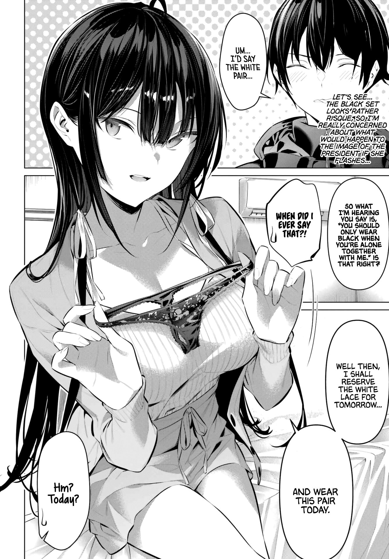 Please Put These on, Takamine-san chapter 40 page 5