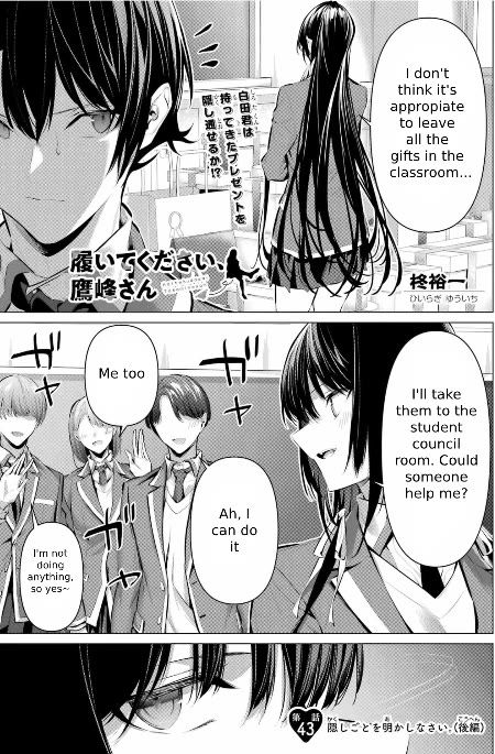 Please Put These on, Takamine-san chapter 43 page 20