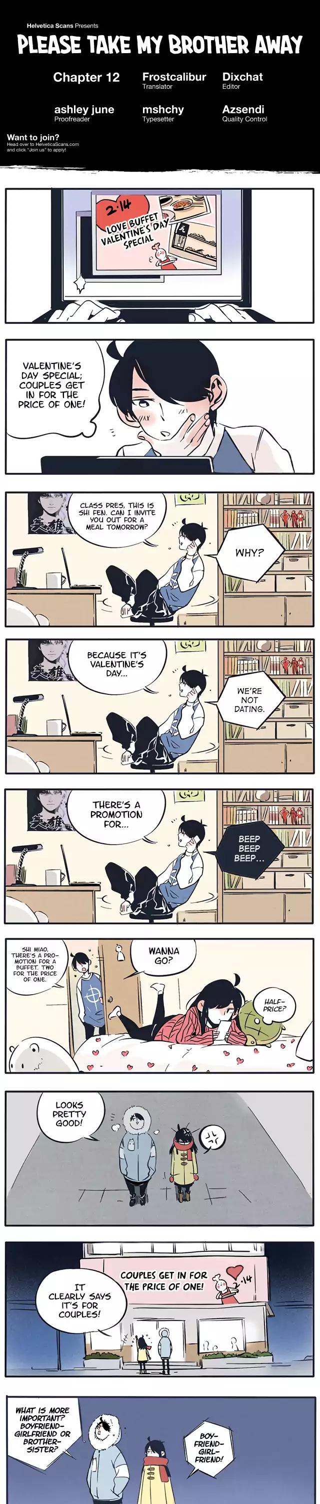 Please Take My Brother Away! chapter 12 page 1