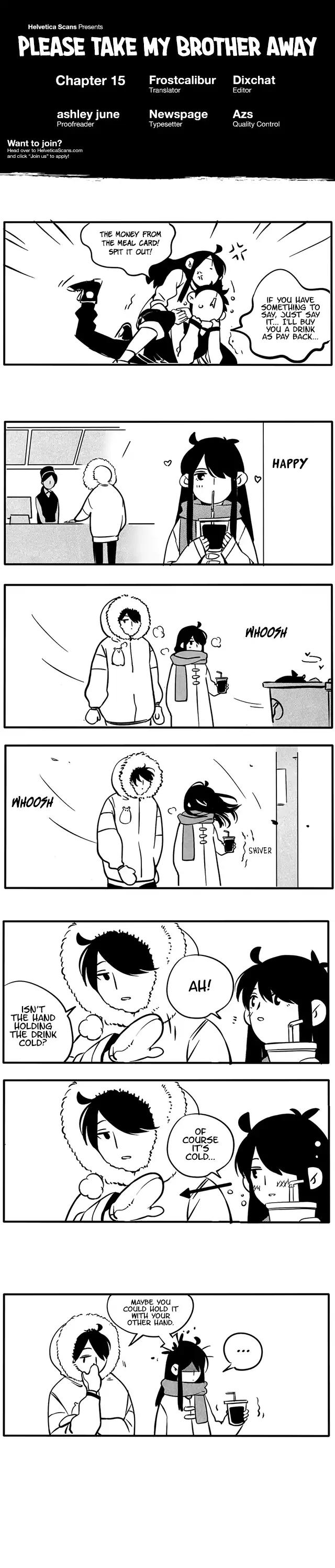 Please Take My Brother Away! chapter 15 page 1