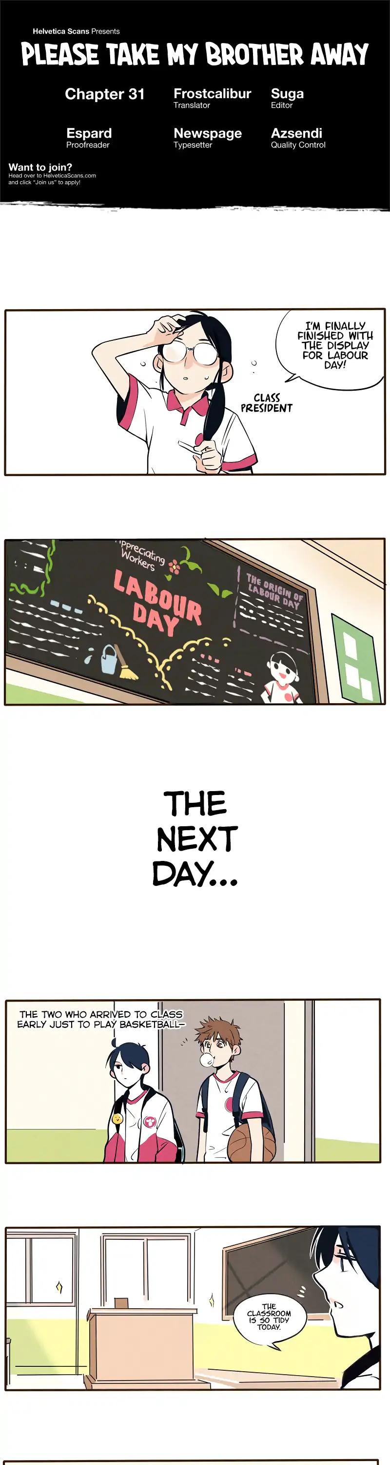 Please Take My Brother Away! chapter 31 page 1