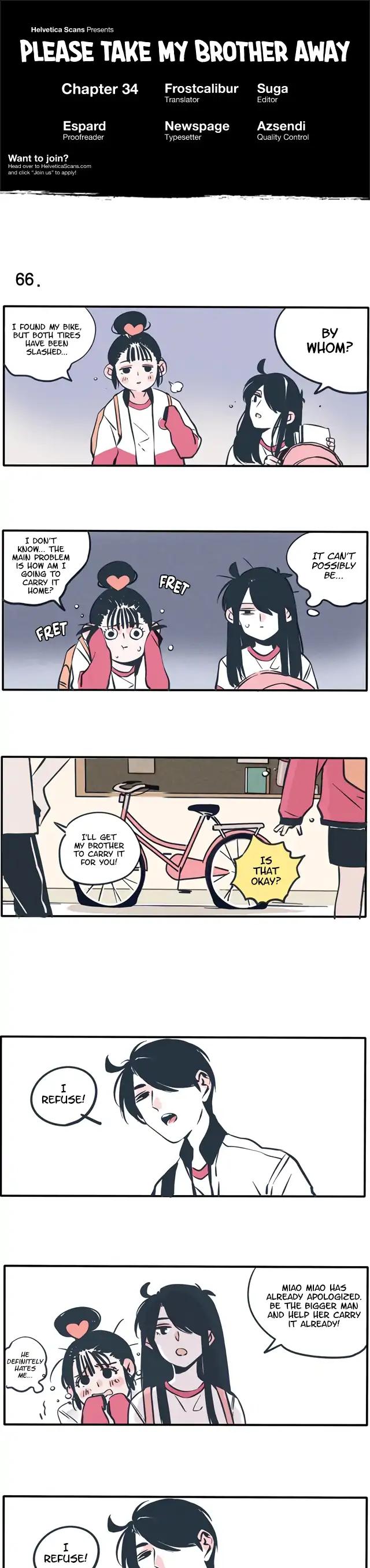 Please Take My Brother Away! chapter 34 page 1