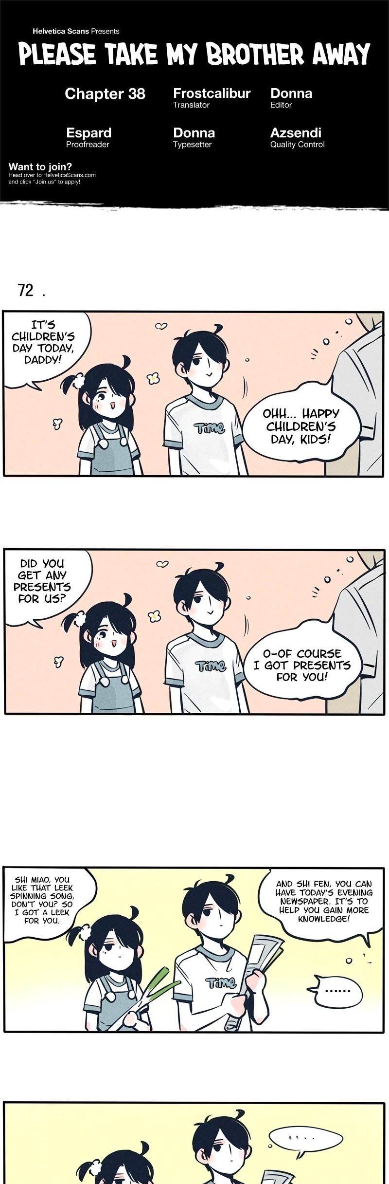 Please Take My Brother Away! chapter 38 page 1