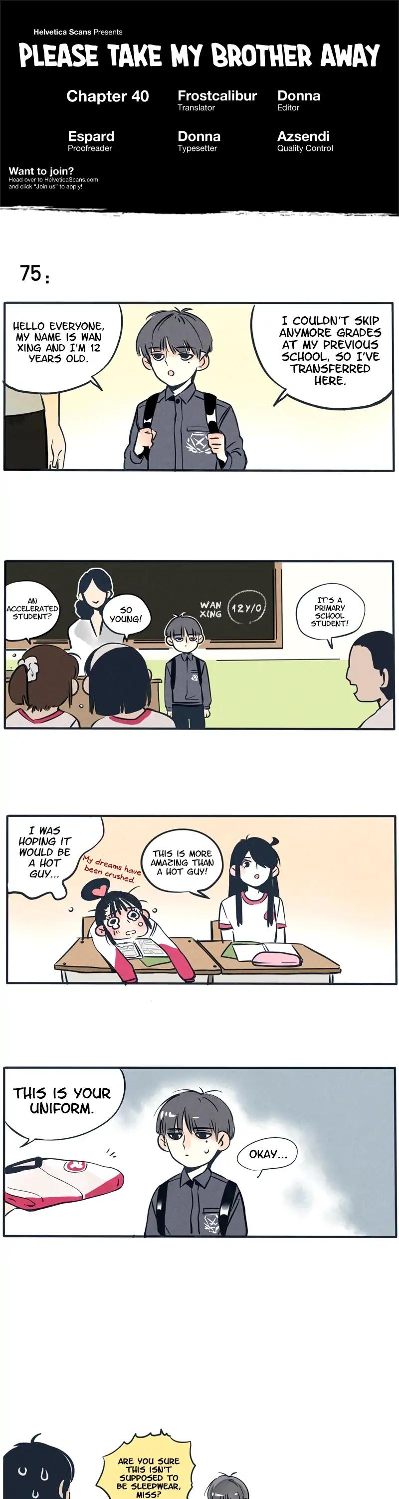 Please Take My Brother Away! chapter 40 page 1