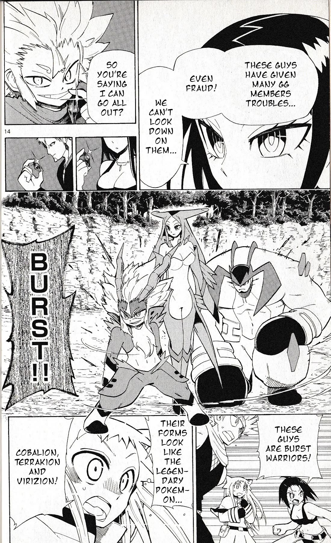 Pocket Monster Reburst chapter 59 page 14