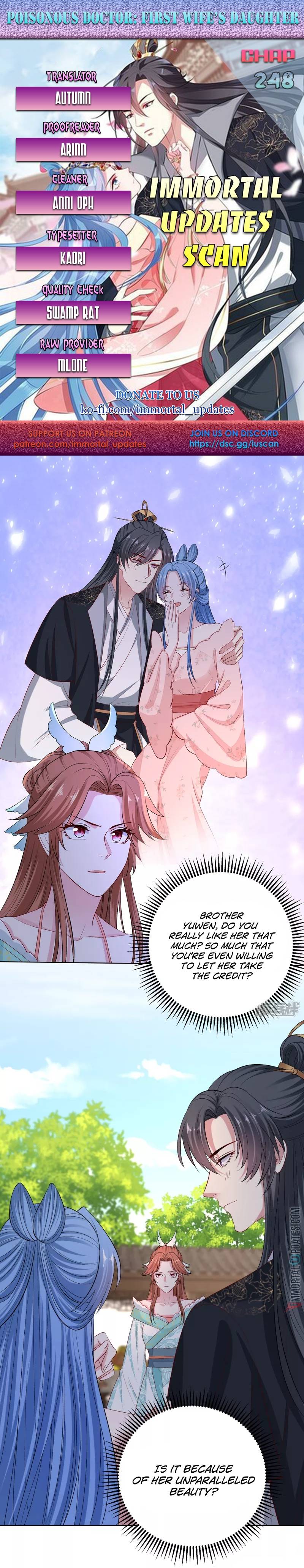 Poisonous Doctor: First Wife’s Daughter chapter 248 page 1