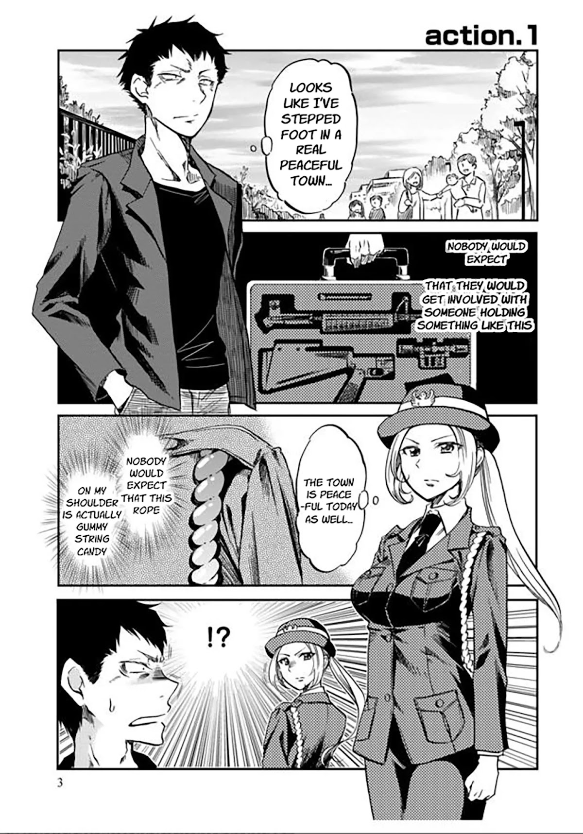 Policewoman and Assassin chapter 1 page 2