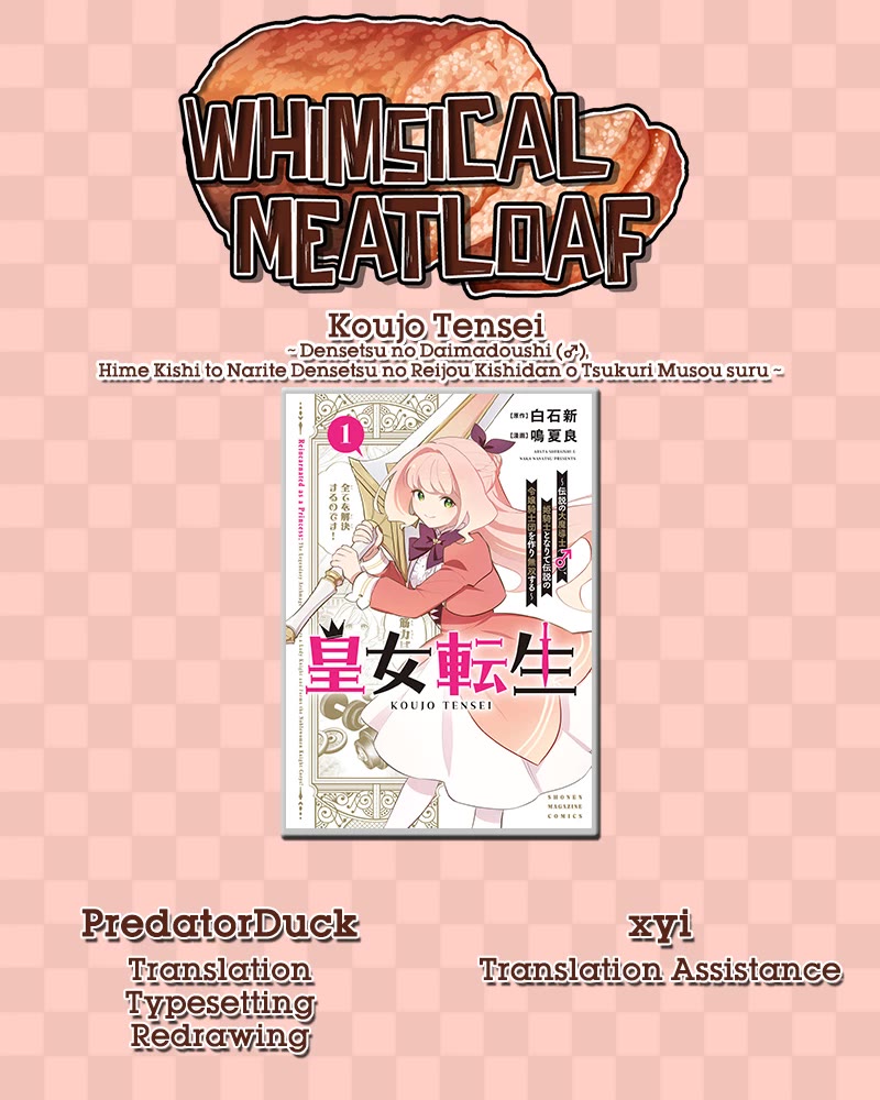 Princess Reincarnation ~ The Legendary Arch Mage (♂) becomes a Princess Knight and creates a Legendary Order of Lady Knights and becomes unrivaled ~ chapter 9 page 17