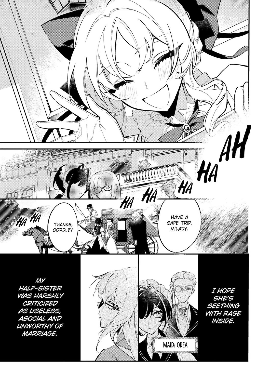 Proud to be the Villainess: I’m Doomed After Stealing my Half-Sister’s Fiancé and Having Her Banished chapter 1 page 6