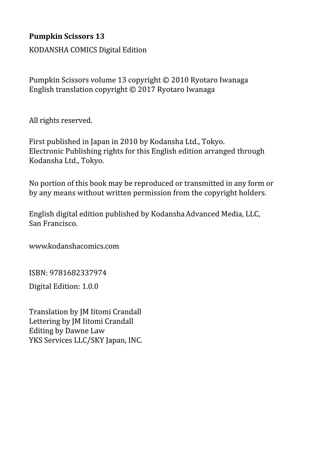 Pumpkin Scissors chapter 57 page 38