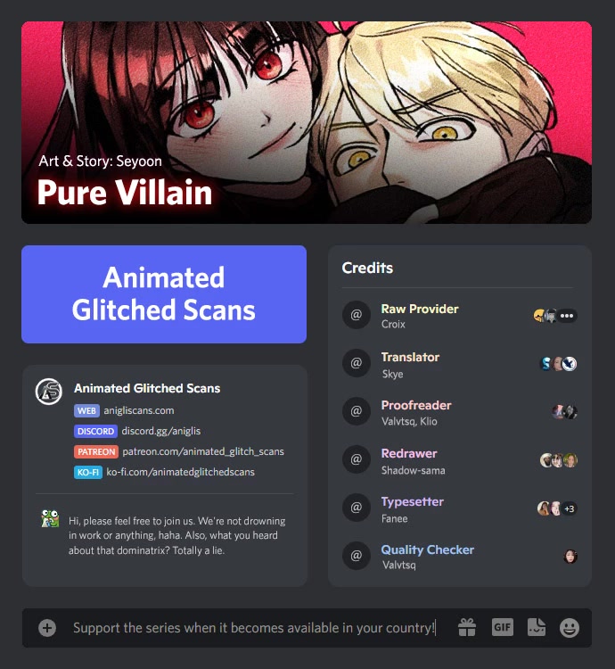 Pure Villain chapter 13 page 1