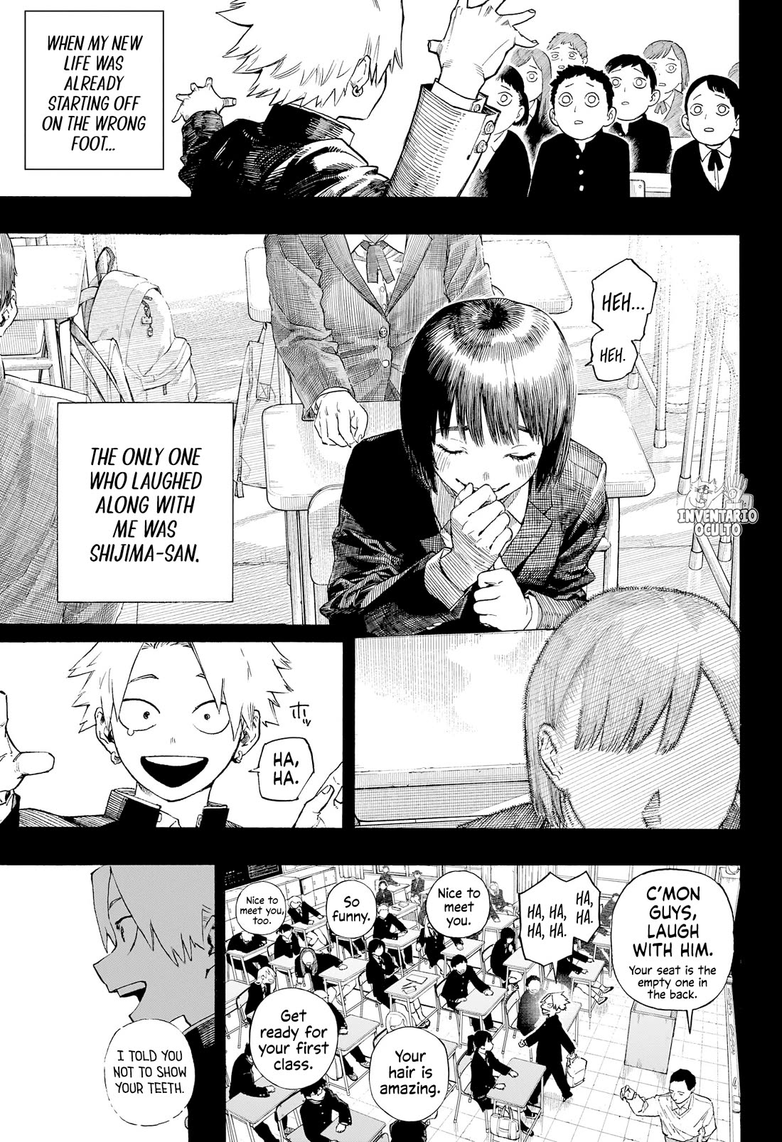 Quit Laughing, Shijima chapter 0 page 16