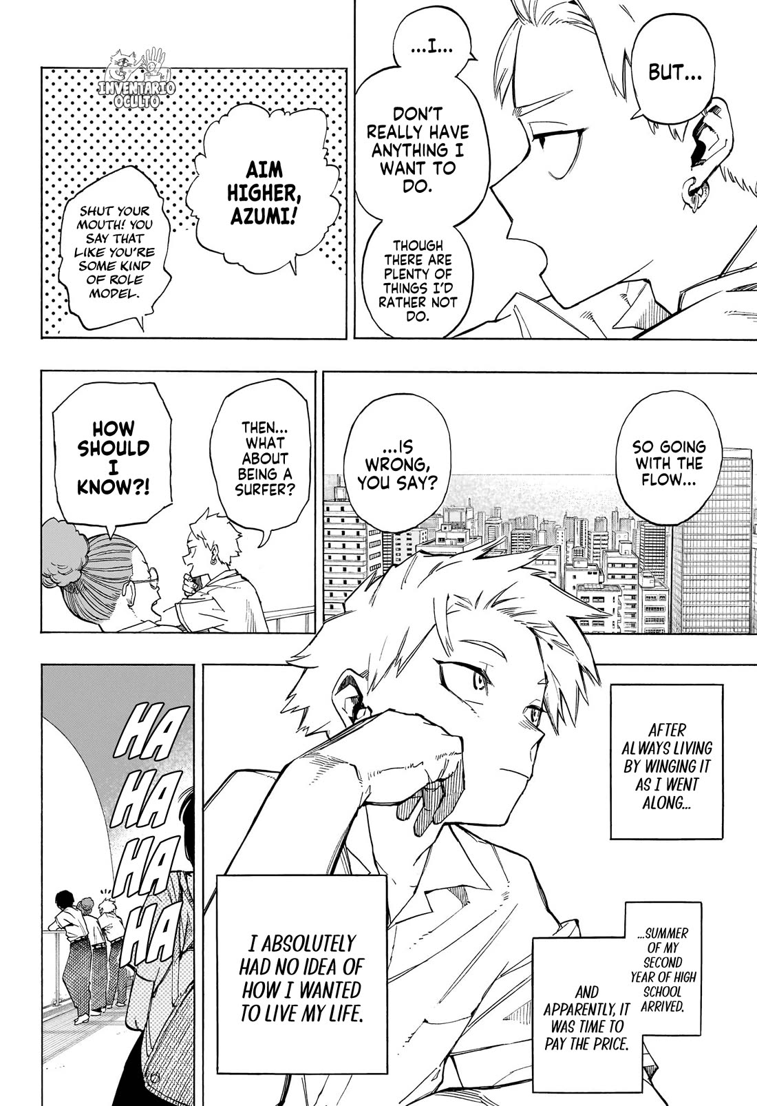 Quit Laughing, Shijima chapter 0 page 5