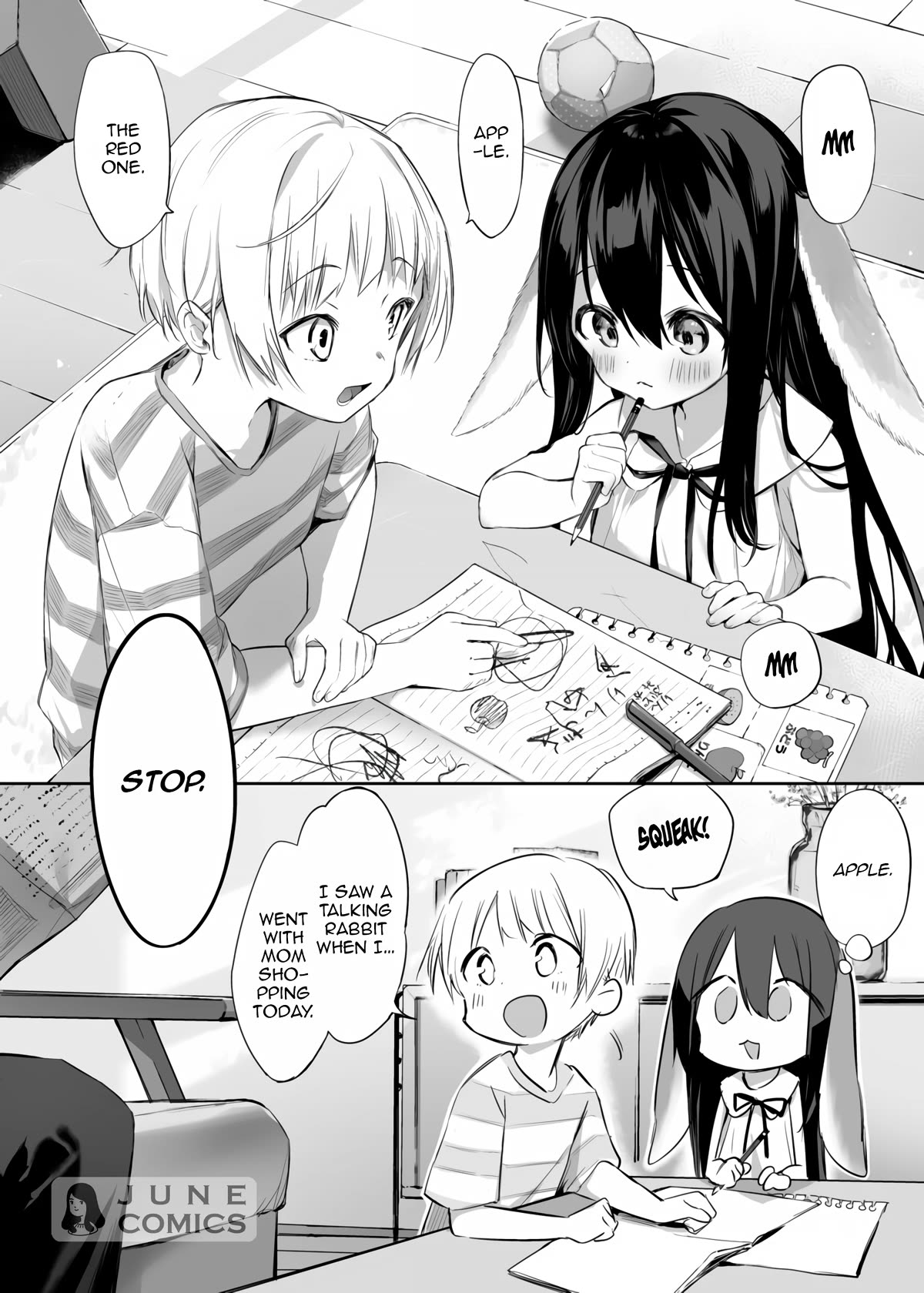 Rabbit and Owner chapter 4 page 1