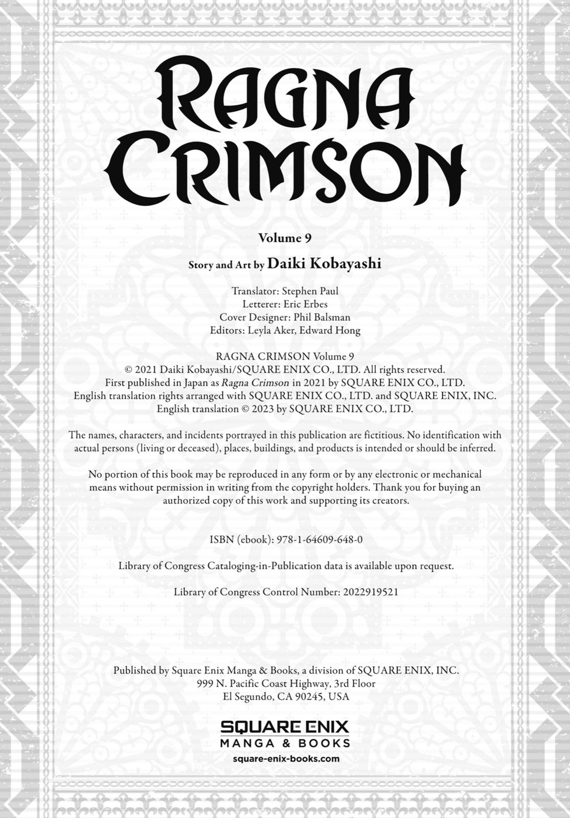 Ragna Crimson chapter 47 page 71