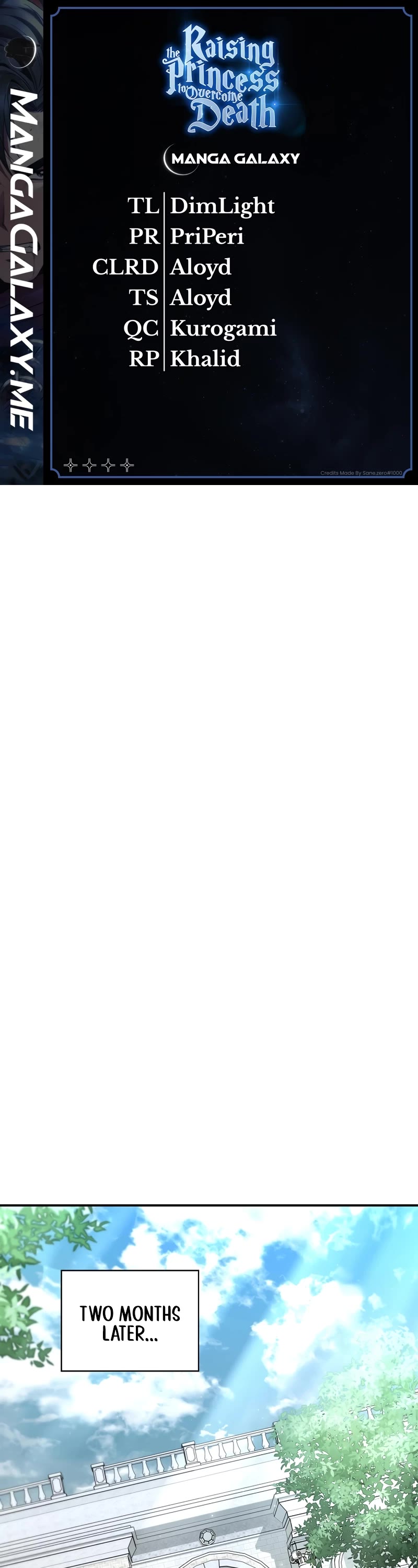 Raising the Princess to Overcome Death chapter 32 page 1