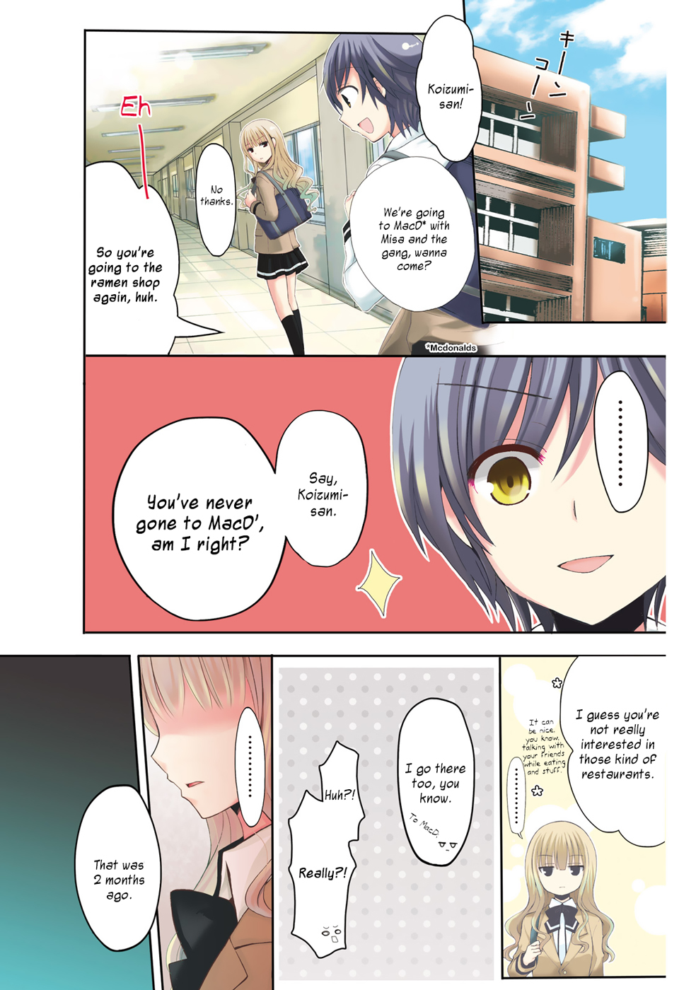 Ramen Daisuki Koizumi-san chapter 4 page 1