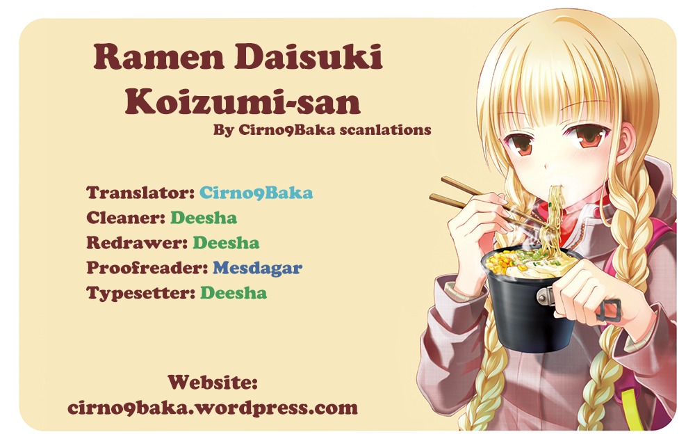Ramen Daisuki Koizumi-san chapter 6 page 13