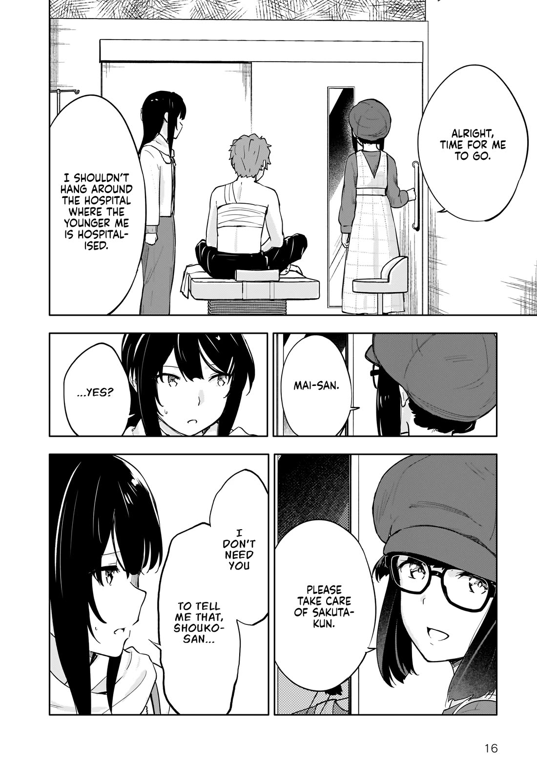 Rascal Does Not Dream of a Dreaming Girl chapter 10.1 page 16