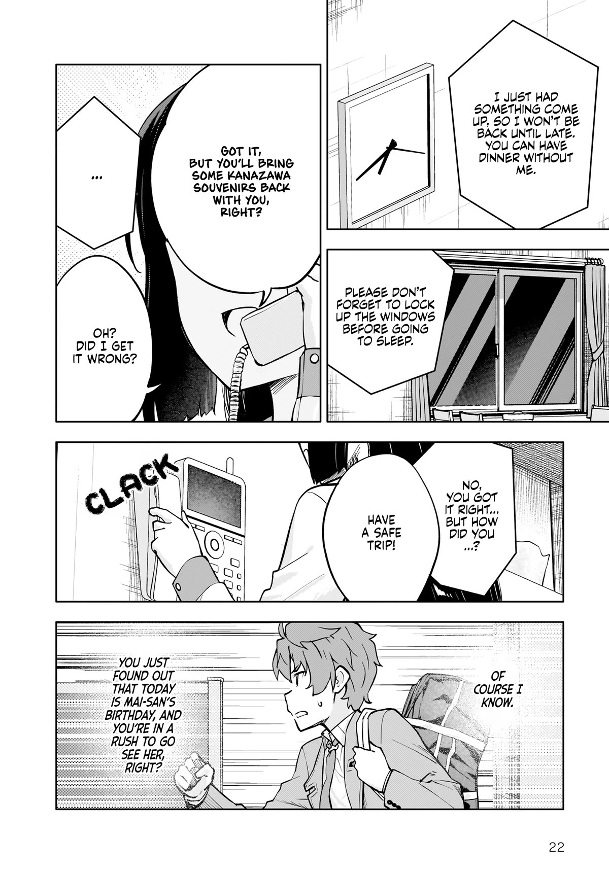 Rascal Does Not Dream of a Dreaming Girl chapter 8 page 22