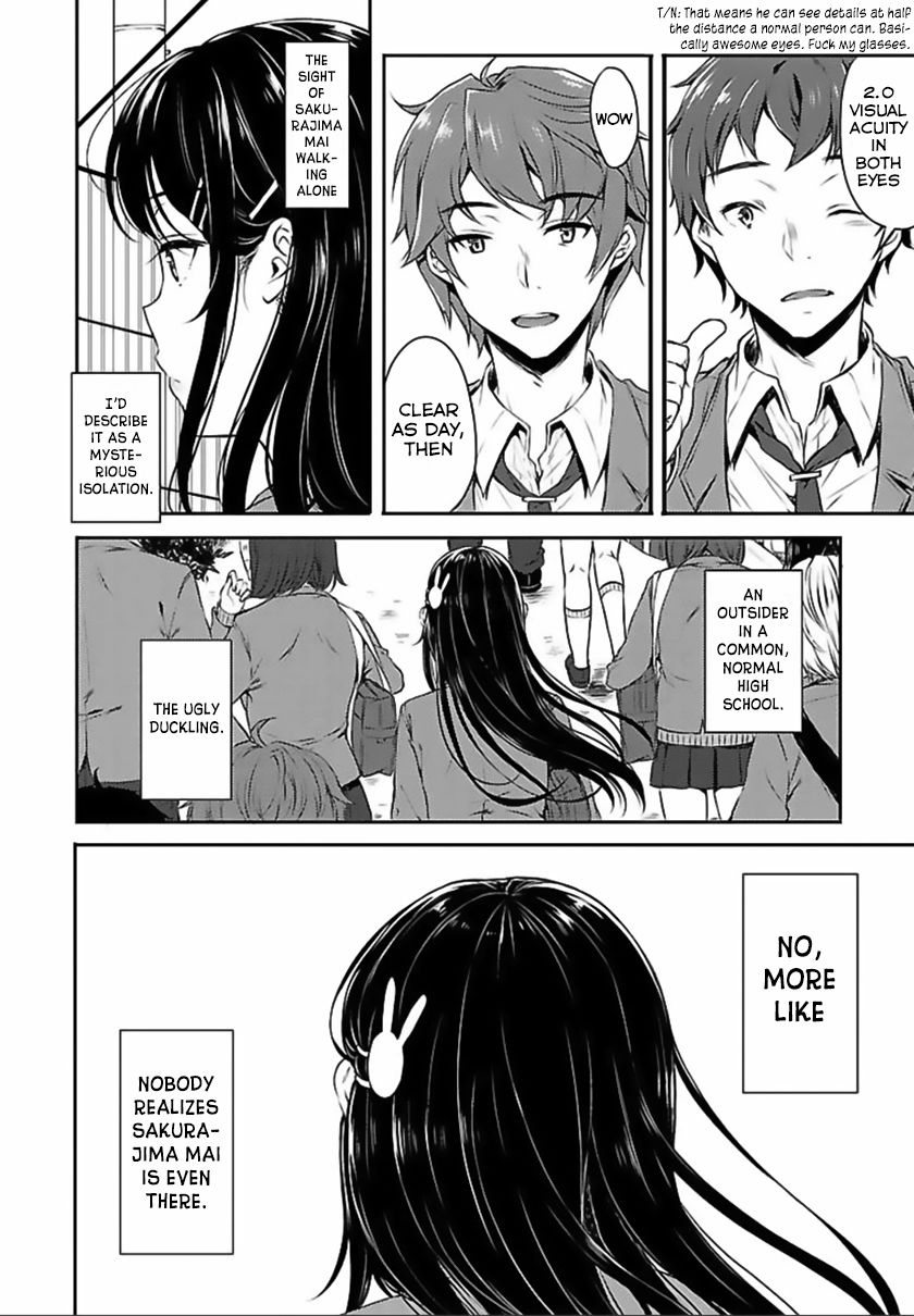 Rascal Does Not Dream of Bunny Girl Senpai chapter 1 page 20