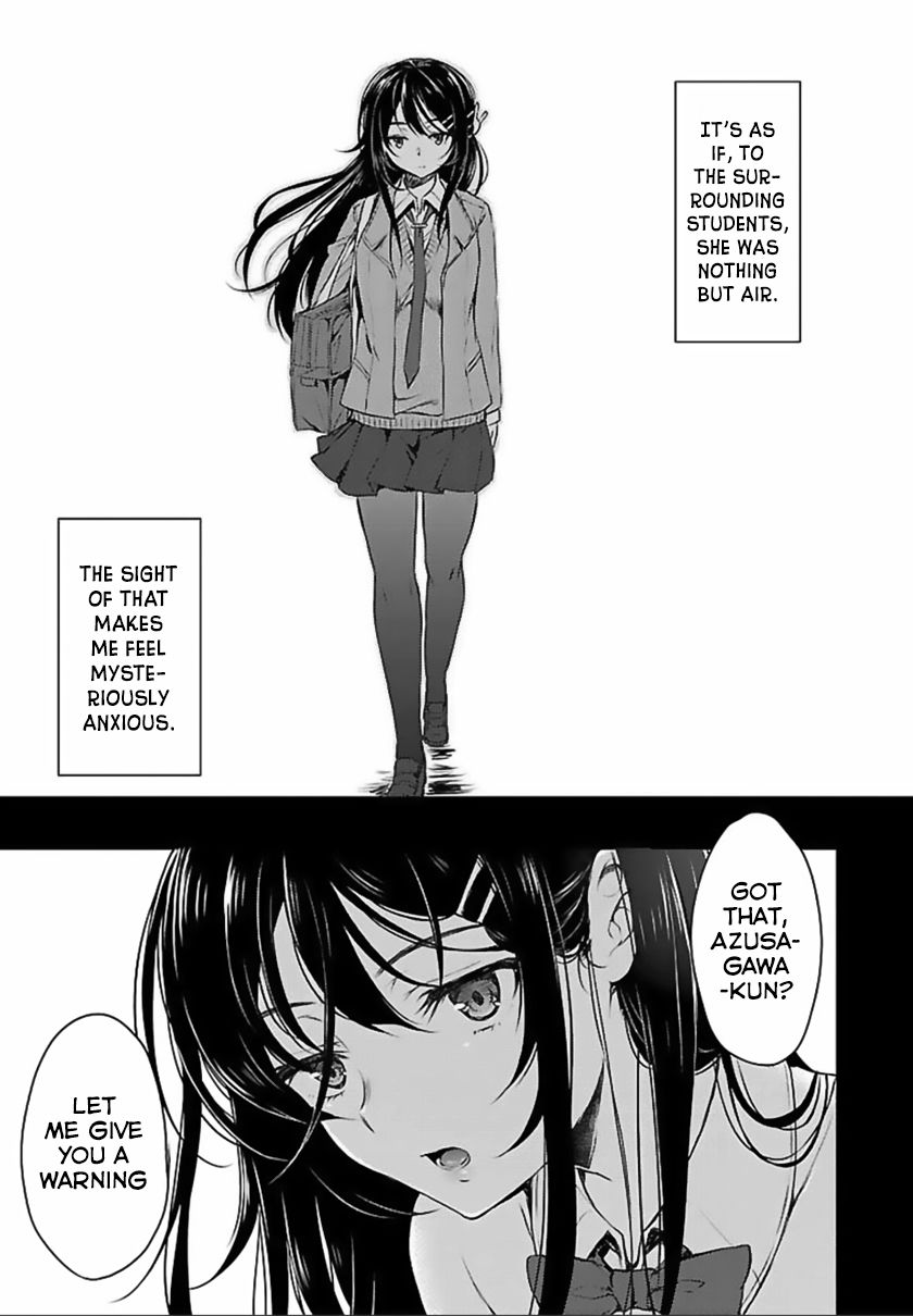 Rascal Does Not Dream of Bunny Girl Senpai chapter 1 page 21