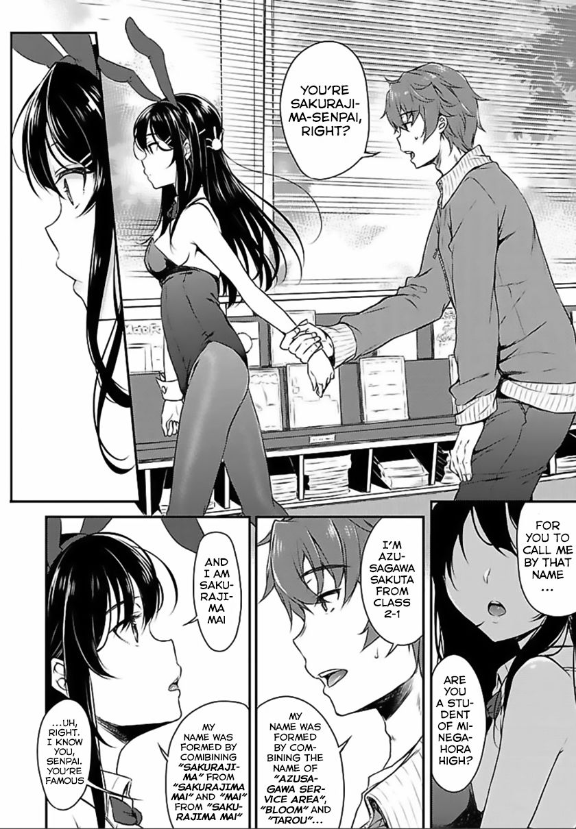 Rascal Does Not Dream of Bunny Girl Senpai chapter 1 page 9
