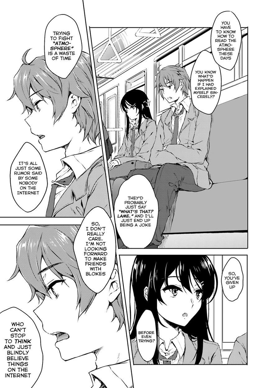 Rascal Does Not Dream of Bunny Girl Senpai chapter 3 page 6