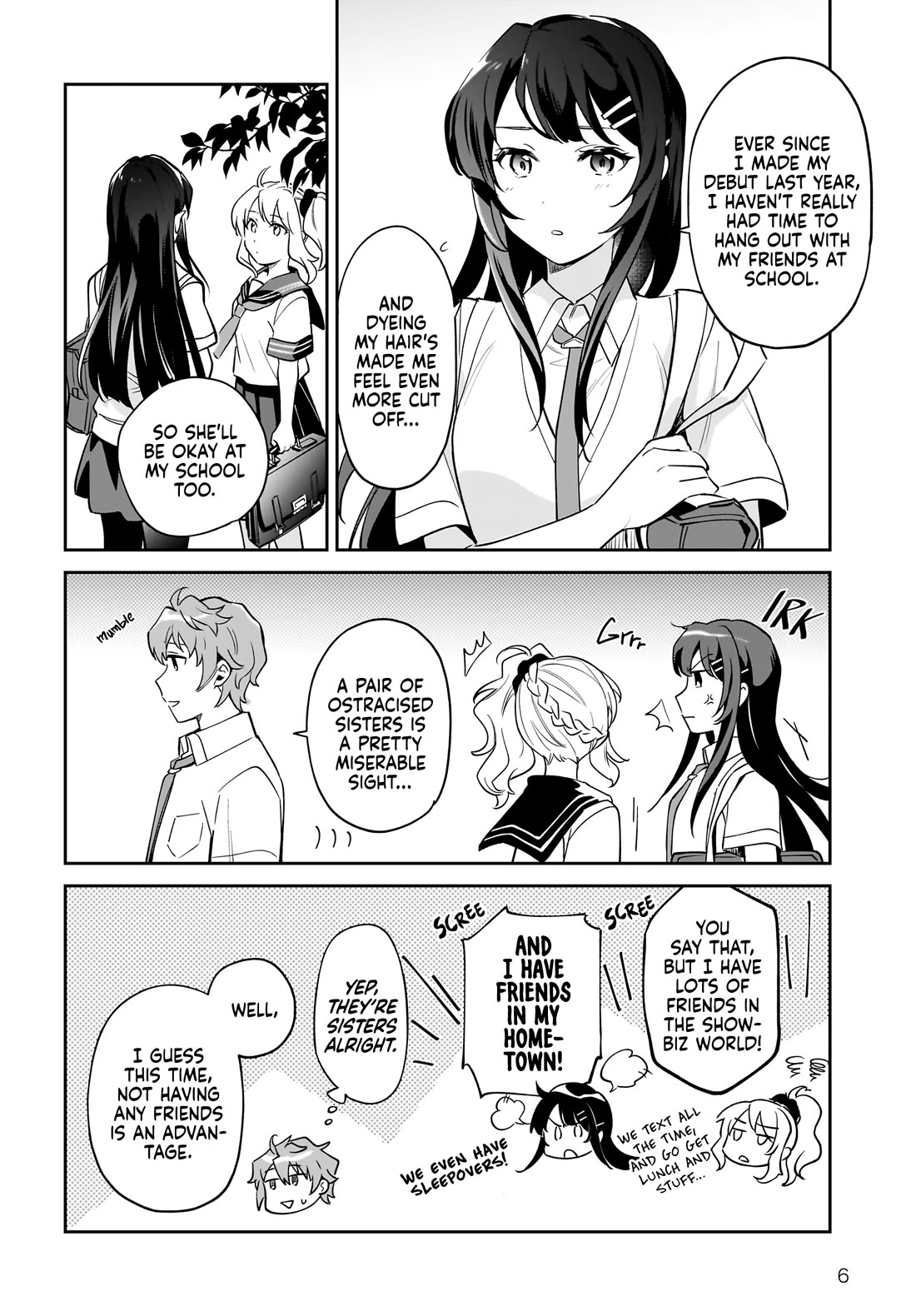 Rascal Does Not Dream of Siscon Idol chapter 3.1 page 6