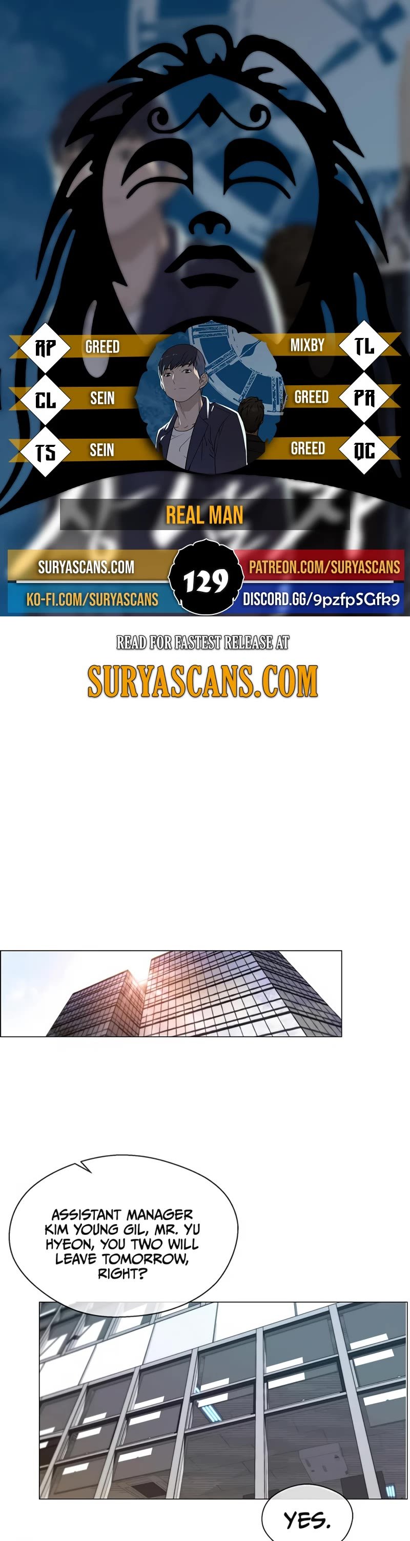 Real Man chapter 129 page 1