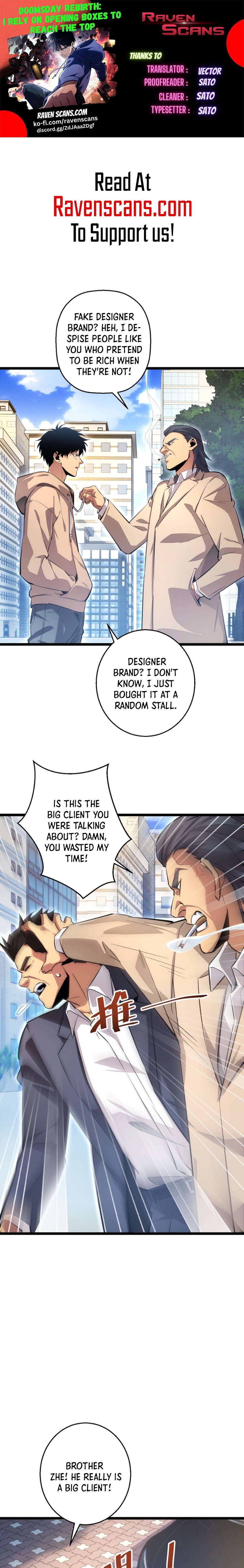 Rebirth In The End Times: I Reached The Top By Opening Boxes chapter 4 page 1