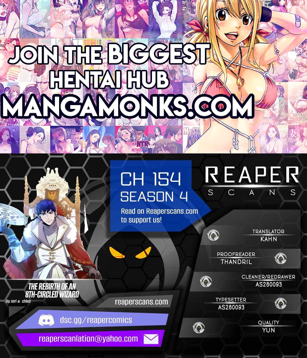 Rebirth of the 8-Circled Mage chapter 154 page 1