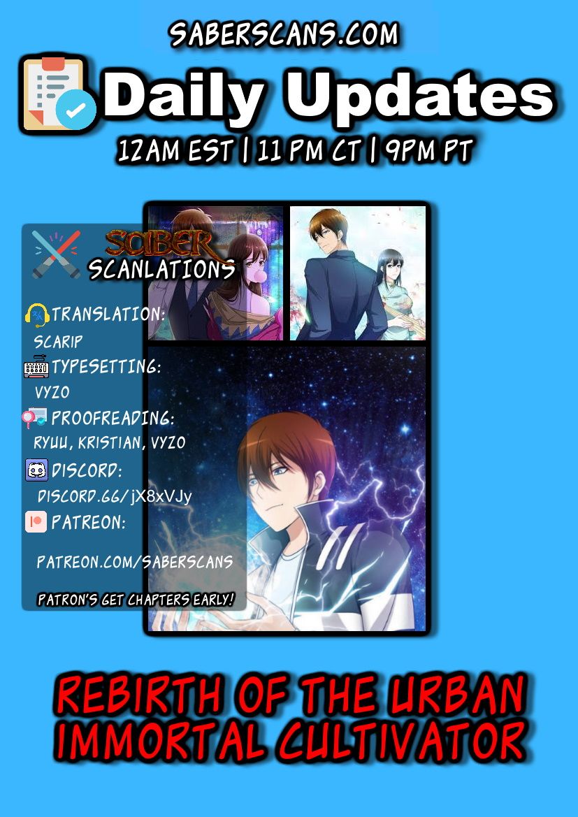 Rebirth of the Urban Immortal Cultivator chapter 270 page 1