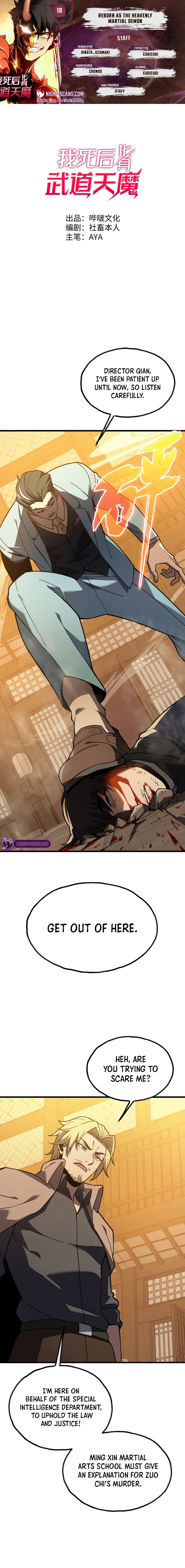 Reborn as the Heavenly Martial Demon chapter 10 page 1