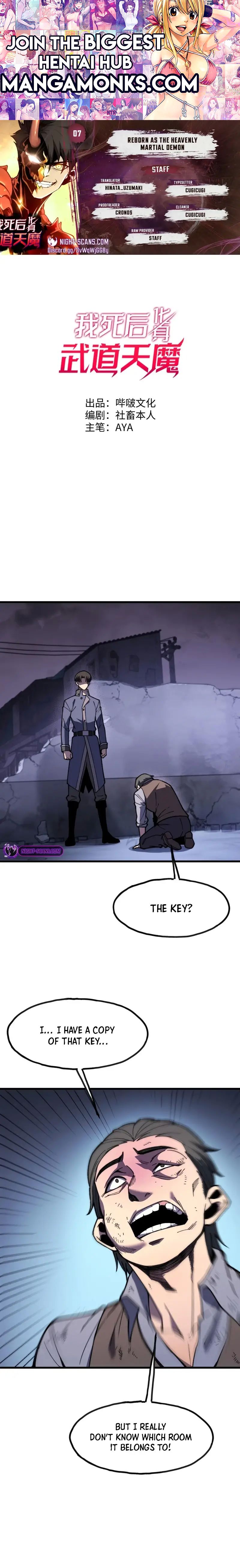 Reborn as the Heavenly Martial Demon chapter 7 page 1