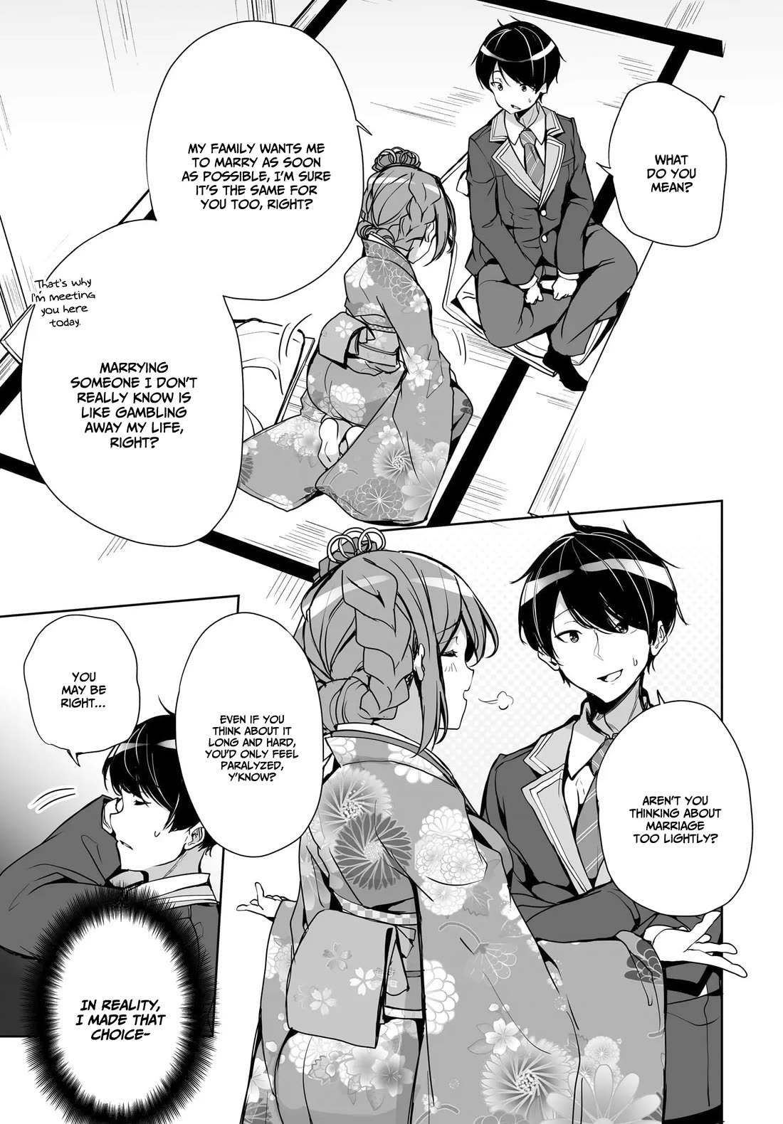 Regarding my Married Life with a Childhood Friend Whom I Thought Was a Boy Going Way Too Smoothly chapter 1 page 32