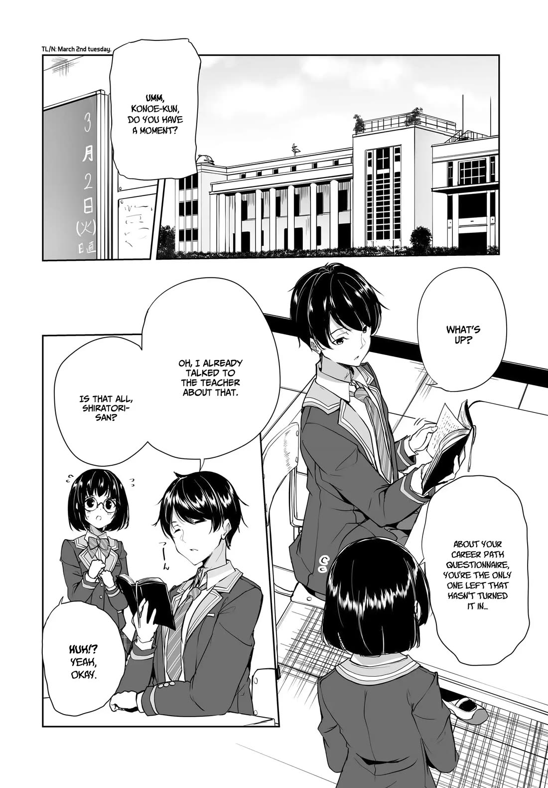 Regarding my Married Life with a Childhood Friend Whom I Thought Was a Boy Going Way Too Smoothly chapter 1 page 9