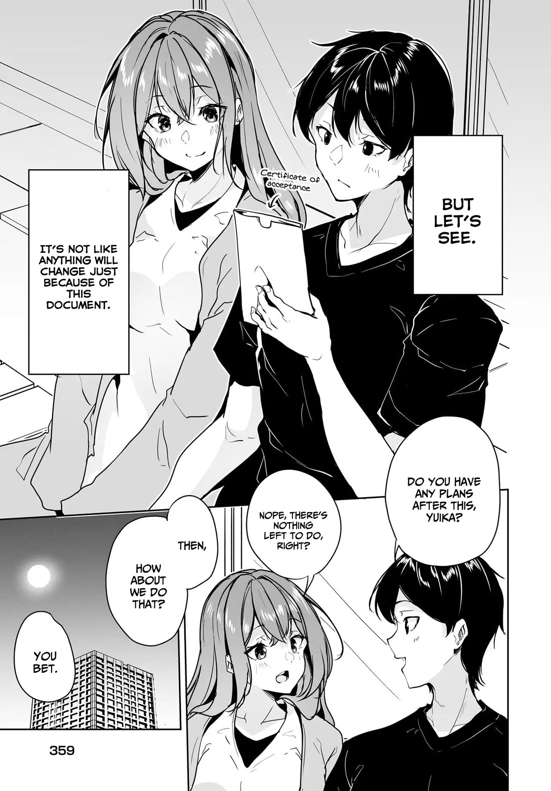 Regarding my Married Life with a Childhood Friend Whom I Thought Was a Boy Going Way Too Smoothly chapter 10 page 34