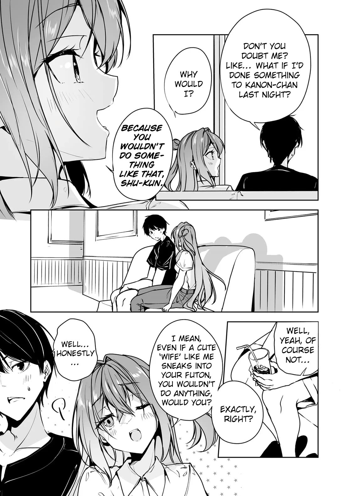 Regarding my Married Life with a Childhood Friend Whom I Thought Was a Boy Going Way Too Smoothly chapter 20 page 21