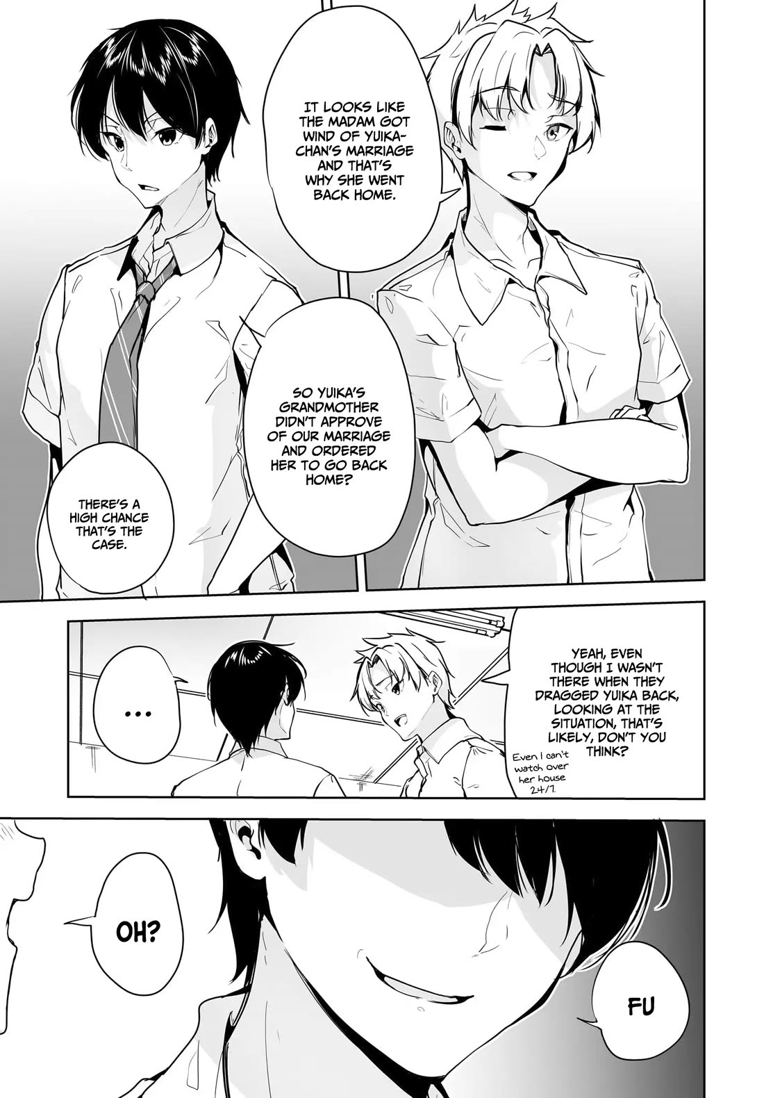 Regarding my Married Life with a Childhood Friend Whom I Thought Was a Boy Going Way Too Smoothly chapter 9 page 14
